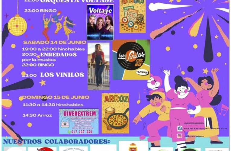 La asociación de vecinos del Parque Los Prados-U5 celebra su verbena los días 13, 14 y 15 de junio – Excmo. Ayuntamiento de Baza
