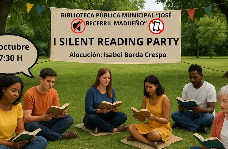 Este viernes, 24 de octubre, a partir de las 17:30h., la Biblioteca Municipal de Baza nos propone la I Silent Reading Party (“Lecturas en silencio”)