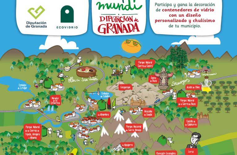 El Ayuntamiento anima a los vecinos de Baza a participar en el “Reto Mapamundi”, puesto en marcha por Ecovidrio y la Diputación de Granada para promover el reciclaje de envases de vidrio