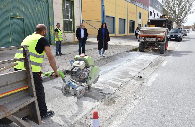 Siguen desarrollándose las obras de mejora en el polígono industrial El Baíco – Excmo. Ayuntamiento de Baza