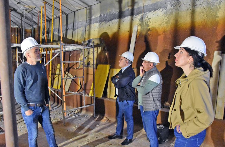 La evolución de las obras en el depósito de agua de la Cuesta del Francés confirman su precaria situación – Excmo. Ayuntamiento de Baza