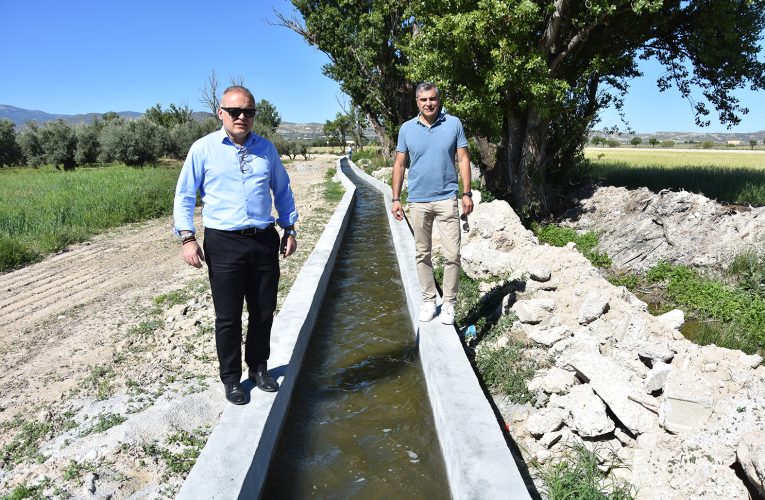 Concluidas las obras de modernización de un tramo de la acequia del Azud, en las que han trabajado 42 personas dentro del PFEA Especial