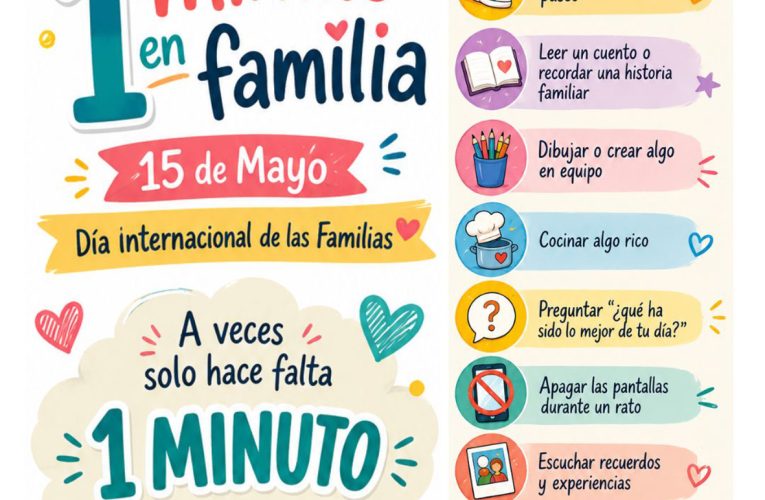 ERACIS+ impulsa la iniciativa “Un minuto en familia” con motivo del Día Internacional de las Familias – Excmo. Ayuntamiento de Baza