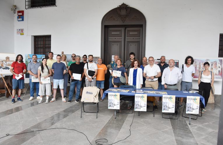 Miguel Ángel Rivas gana el II Concurso de Pintura Rápida “Bastitania”, en el que han participado 16 artistas – Excmo. Ayuntamiento de Baza
