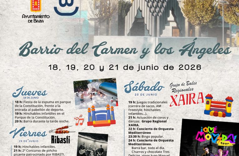 La asociación de vecinos Avecla celebra sus fiestas del 18 al 21 de junio con el Parque de la Constitución como escenario