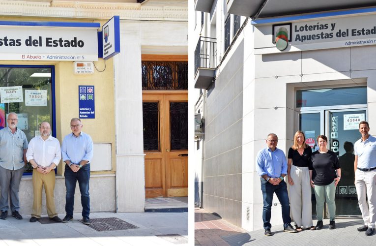 Las Administraciones de Lotería “Dama de Baza” y “El Abuelo” cumplen 25 años repartiendo suerte a bastetanos y visitantes