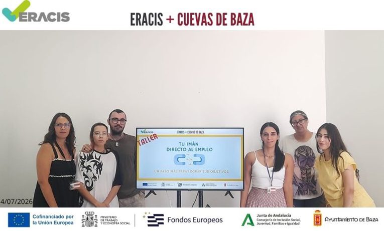 El programa ERACIS+ Cuevas de Baza impulsa un taller para mejorar la empleabilidad con herramientas prácticas e inteligencia artificial