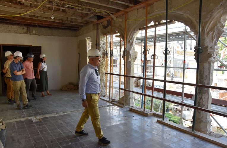 Las obras del Palacio de los Enríquez están permitiendo su consolidación estructural para que pueda ser, cuanto antes, el reclamo turístico que se espera