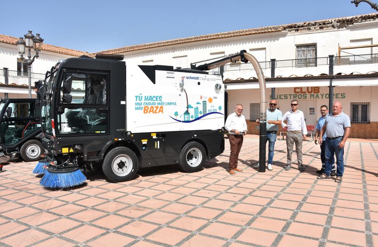 La limpieza urbana en Baza se completa con una nueva barredora de alta capacidad para las grandes calles y plazas – Excmo. Ayuntamiento de Baza